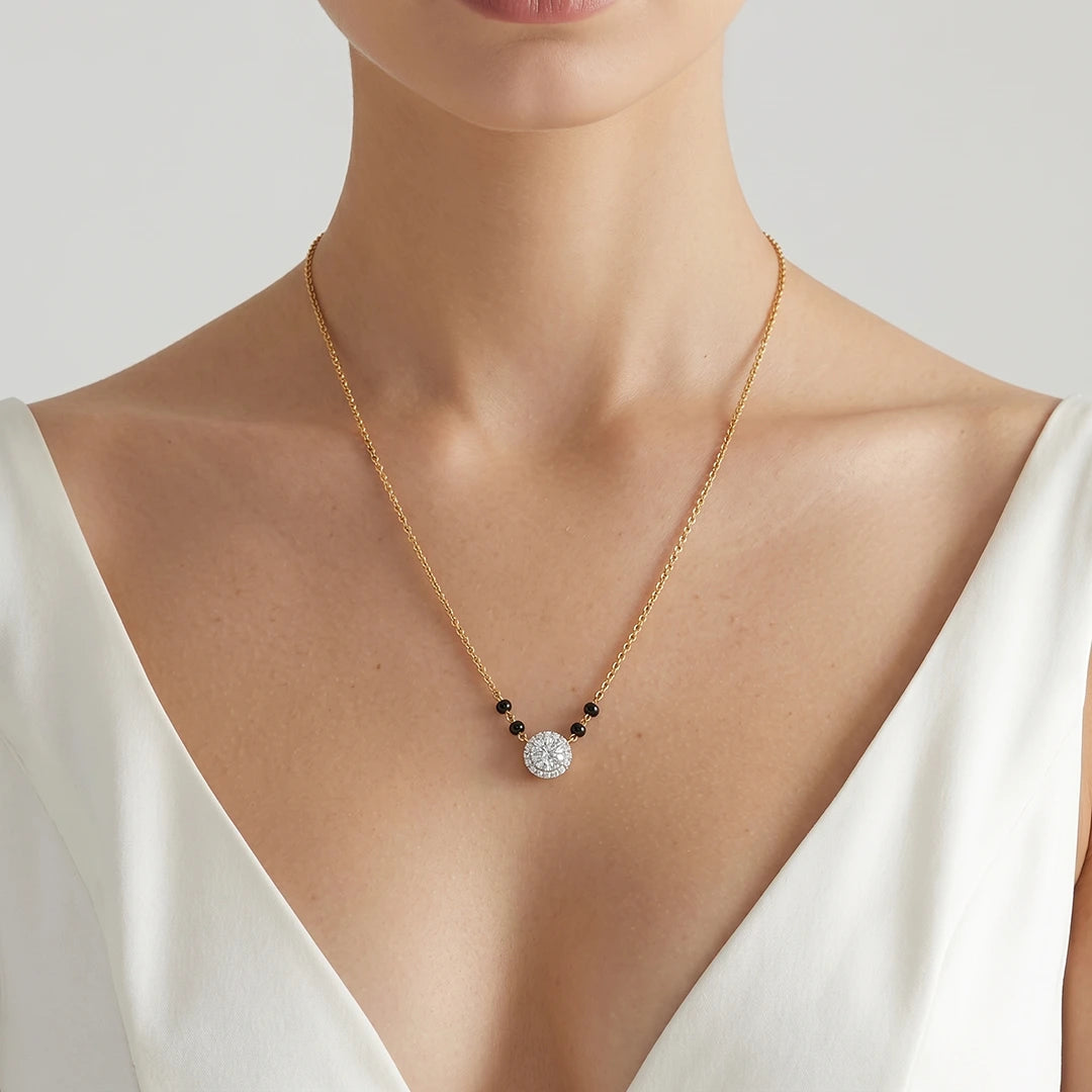 Halo of Vows Diamond Mangalsutra