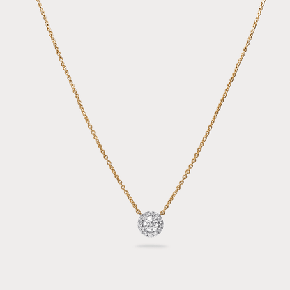 Voglia Halo Diamond Pendant Chain