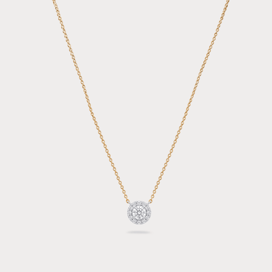 Auroraborn Cluster Diamond Pendant Chain