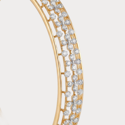 Aureole Diamond Bangle