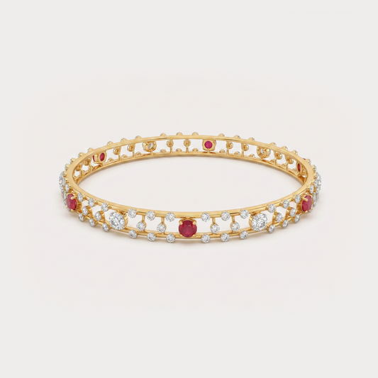 Infinity Diamond Bangle