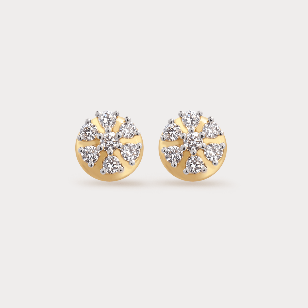 Springtide Stars & Flowers Diamond EarRing