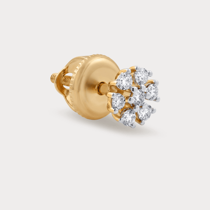 Springtide Stars & Flowers Diamond EarRing
