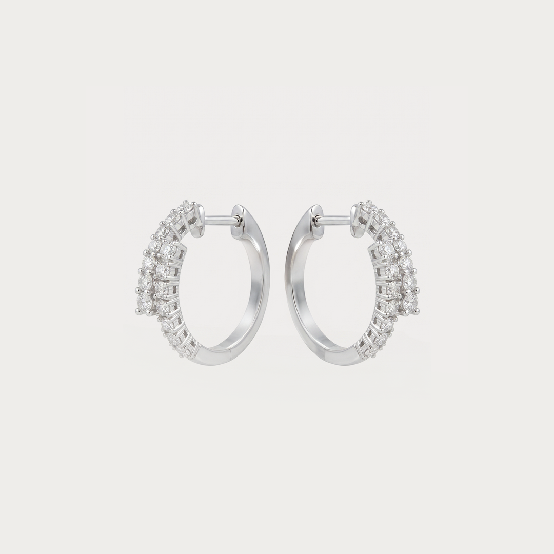 Curve Diamond EarRing