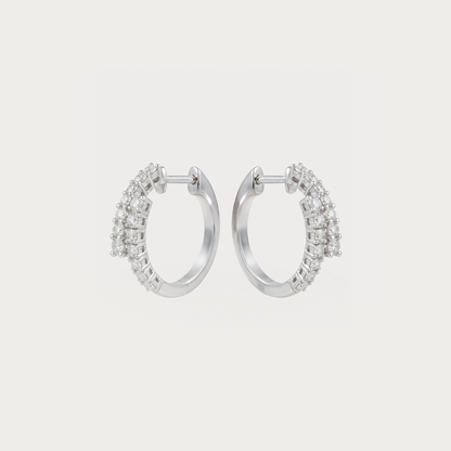 Curve Diamond EarRing