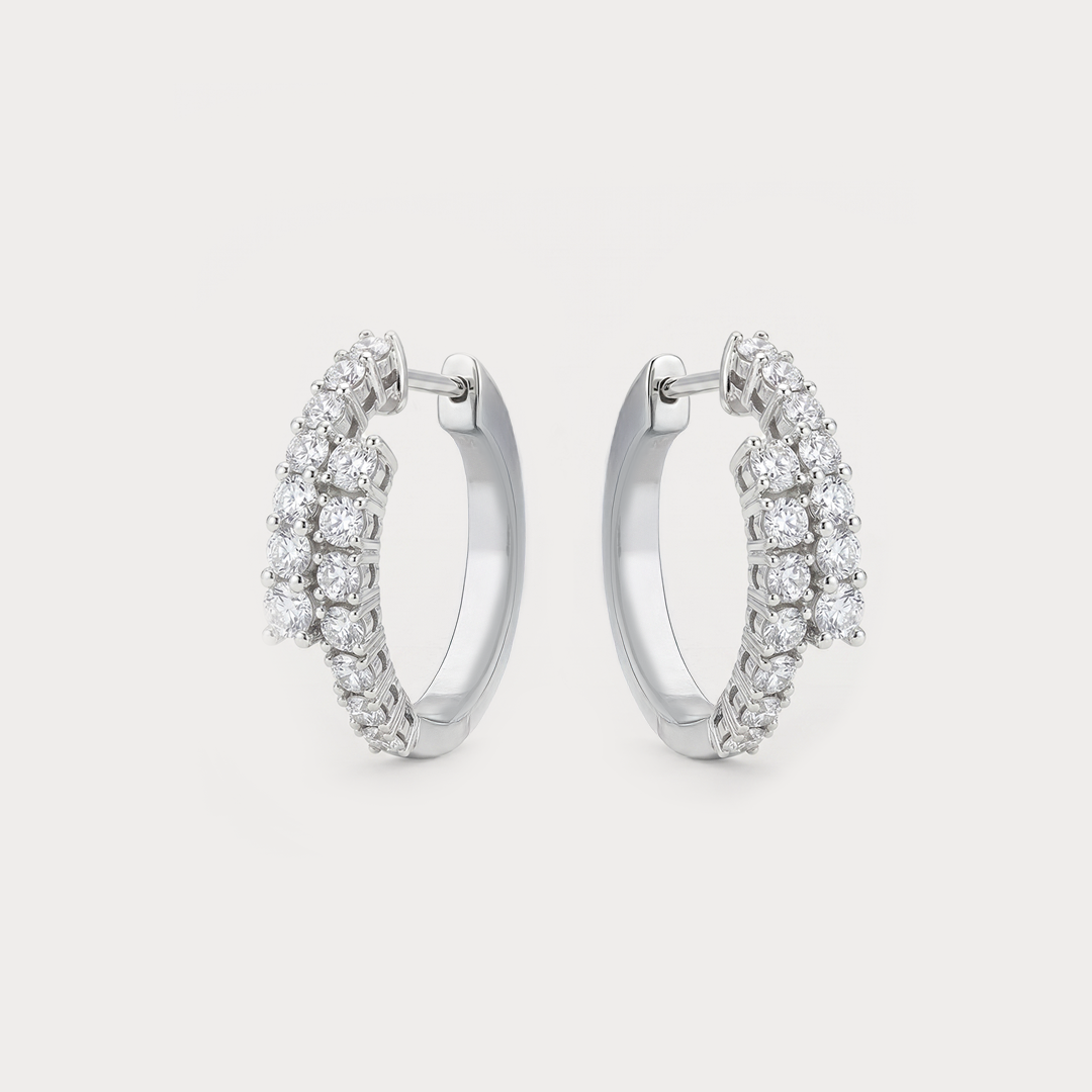 Curve Diamond EarRing