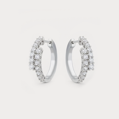 Curve Diamond EarRing