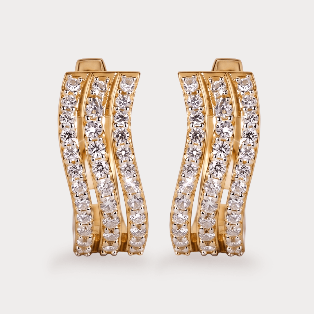 Dayglow Hoop Diamond EarRing