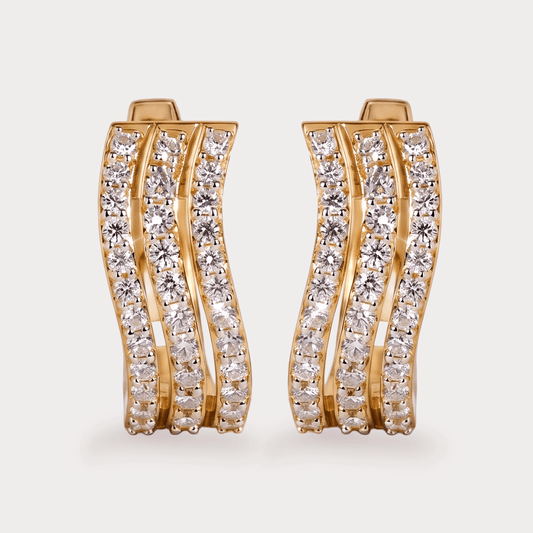 Dayglow Hoop Diamond EarRing