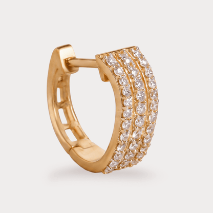 Dayglow Hoop Diamond EarRing