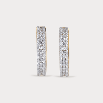 Brightfall Hoop Diamond EarRing
