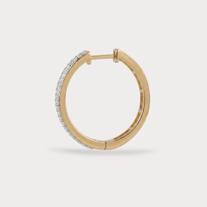 Brightfall Hoop Diamond EarRing