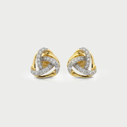 The Twisted Studs From The Promise Knot Collection