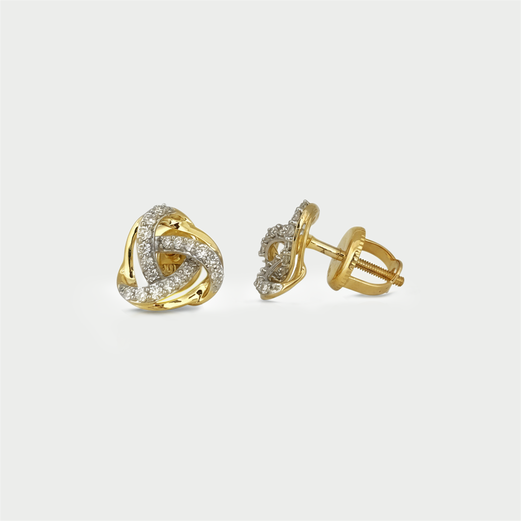 The Twisted Studs From The Promise Knot Collection