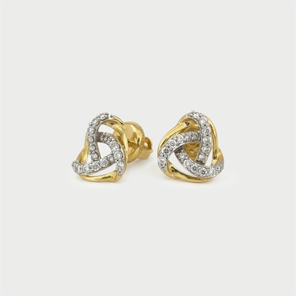 The Twisted Studs From The Promise Knot Collection