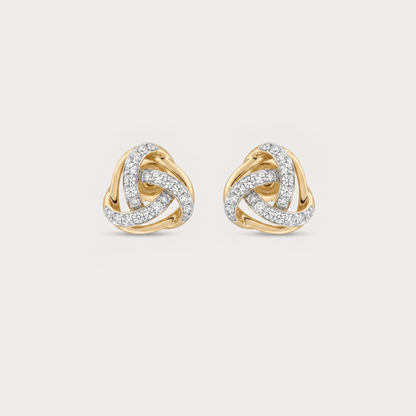 Twisted Diamond Studs
