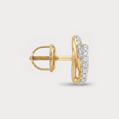 Twisted Diamond Studs