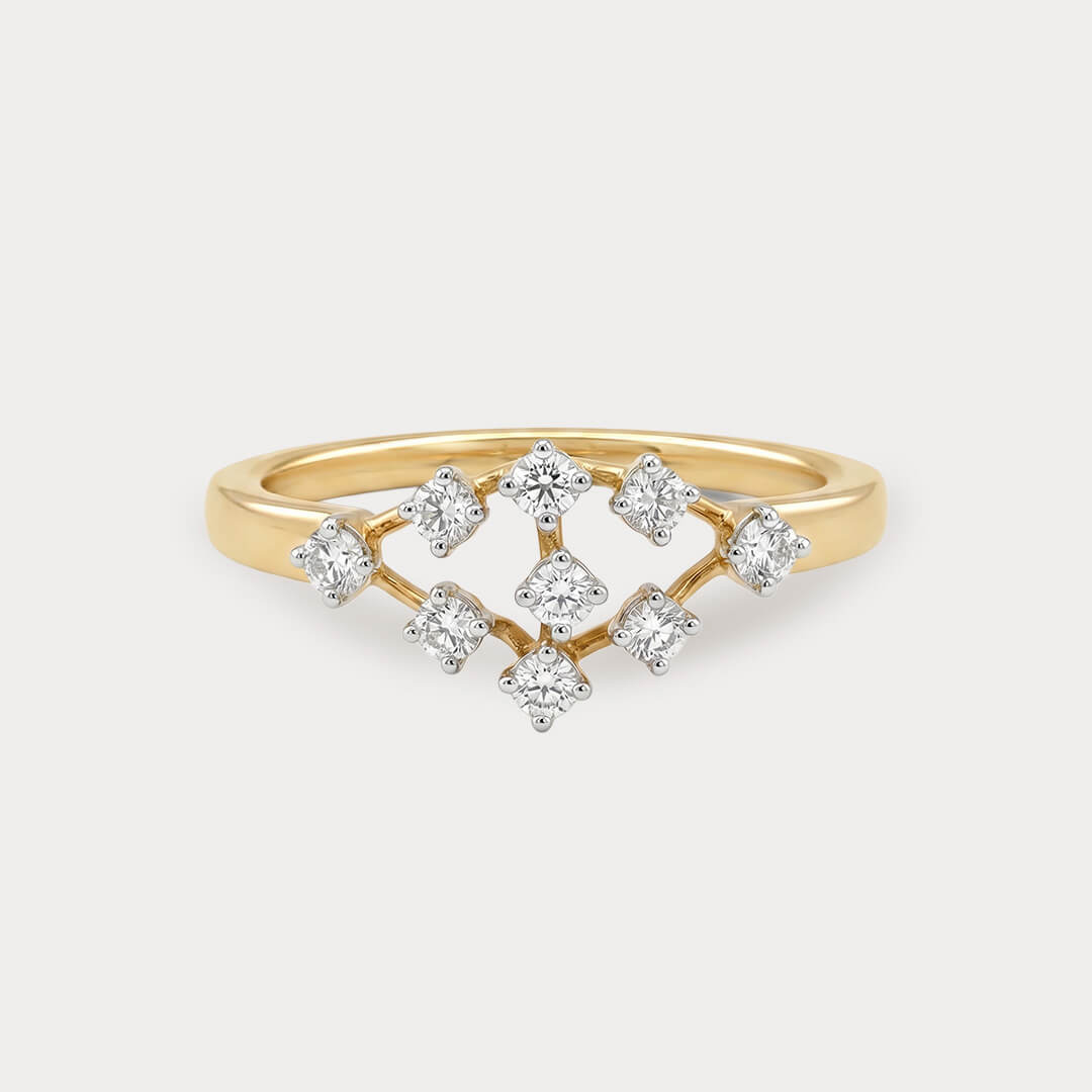 Emberglow Cluster Diamond Ring
