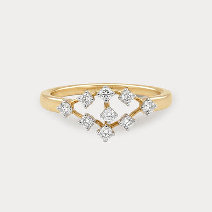 Emberglow Cluster Diamond Ring