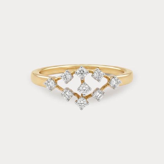 Emberglow Cluster Diamond Ring