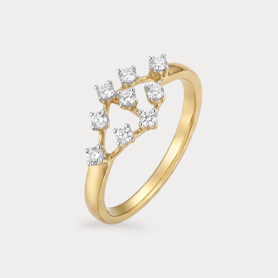 Emberglow Cluster Diamond Ring