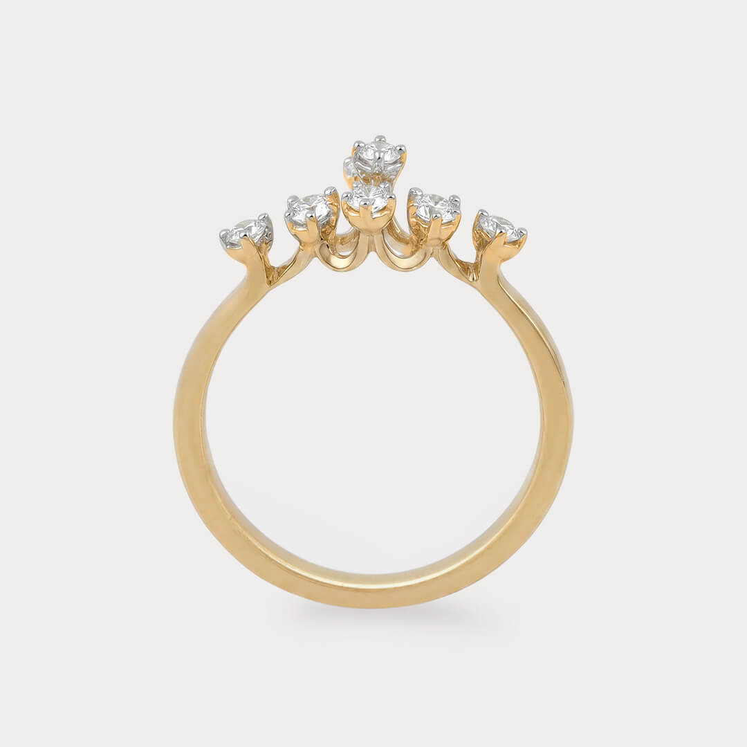 Emberglow Cluster Diamond Ring