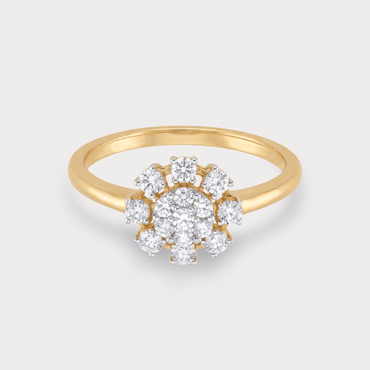Eclipse Nakshatra Diamond Ring