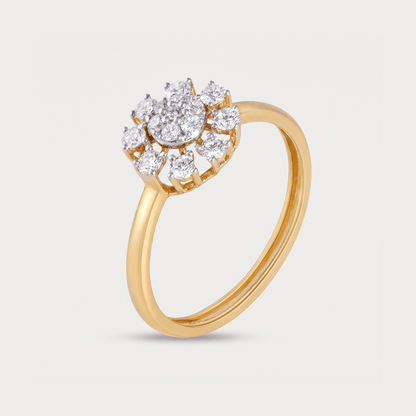 Eclipse Nakshatra Diamond Ring