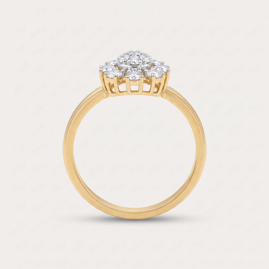 Eclipse Nakshatra Diamond Ring