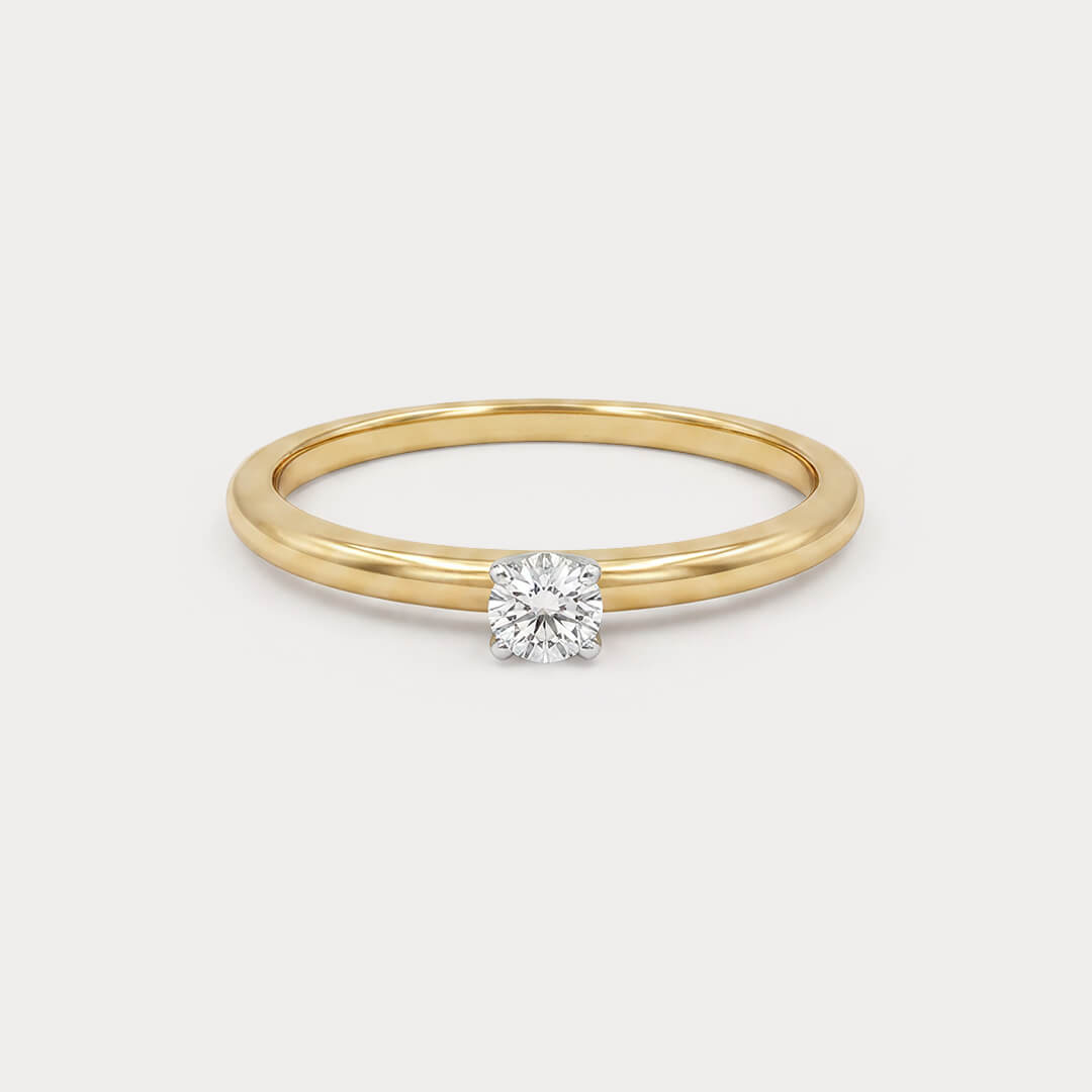Windwoven Diamond Ring