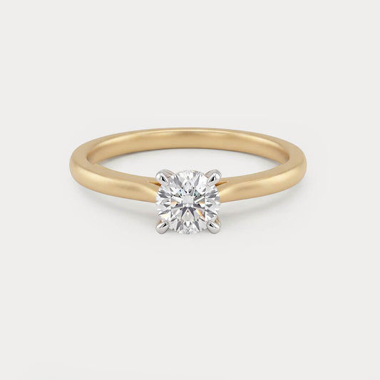 Sunfire Mini-Solitaire Diamond Ring