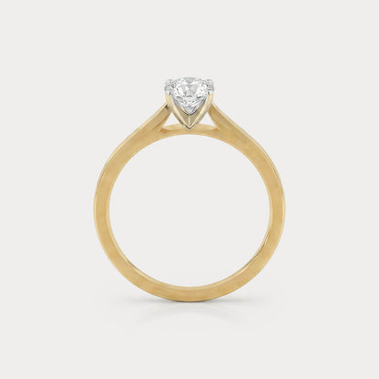 Sunfire Mini-Solitaire Diamond Ring