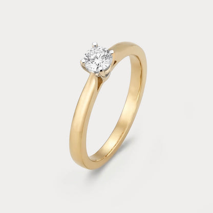 Sunfire Mini-Solitaire Diamond Ring