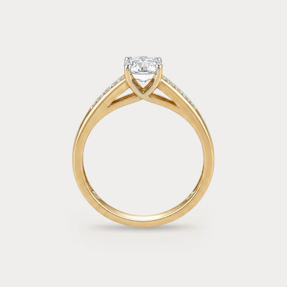 Glowspun Mini-Solitaire Diamond Ring