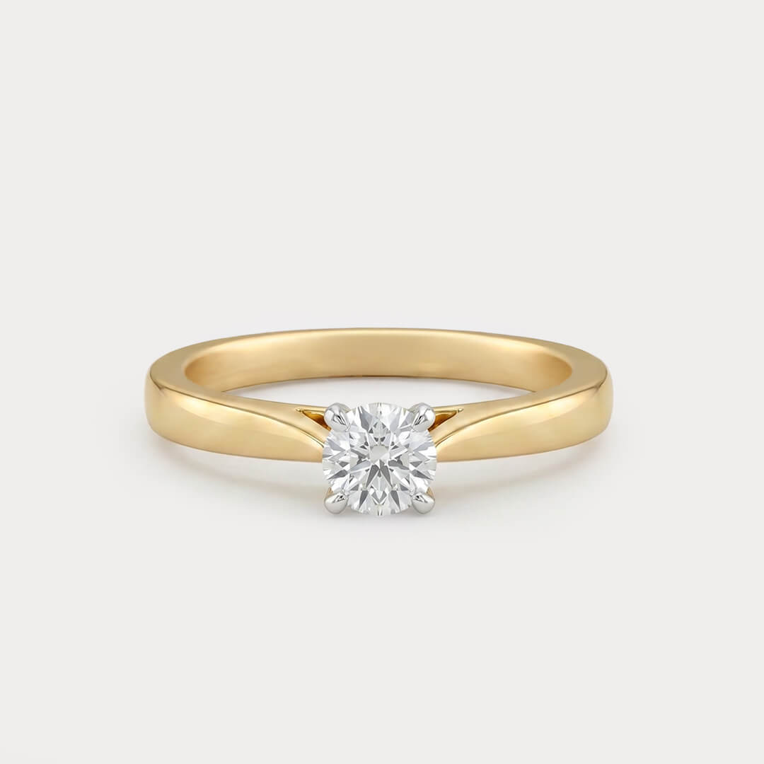 Lightborn Mini-Solitaire Diamond Ring