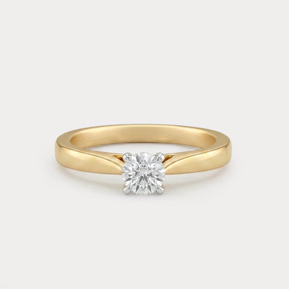 Lightborn Mini-Solitaire Diamond Ring