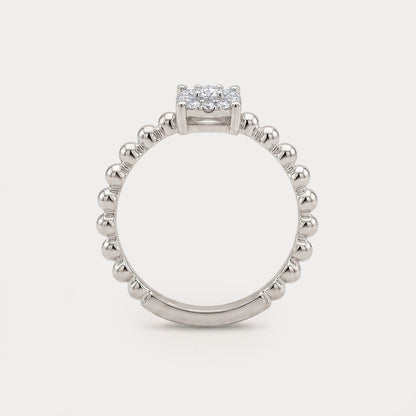 Sunkissed Cluster Diamond Ring