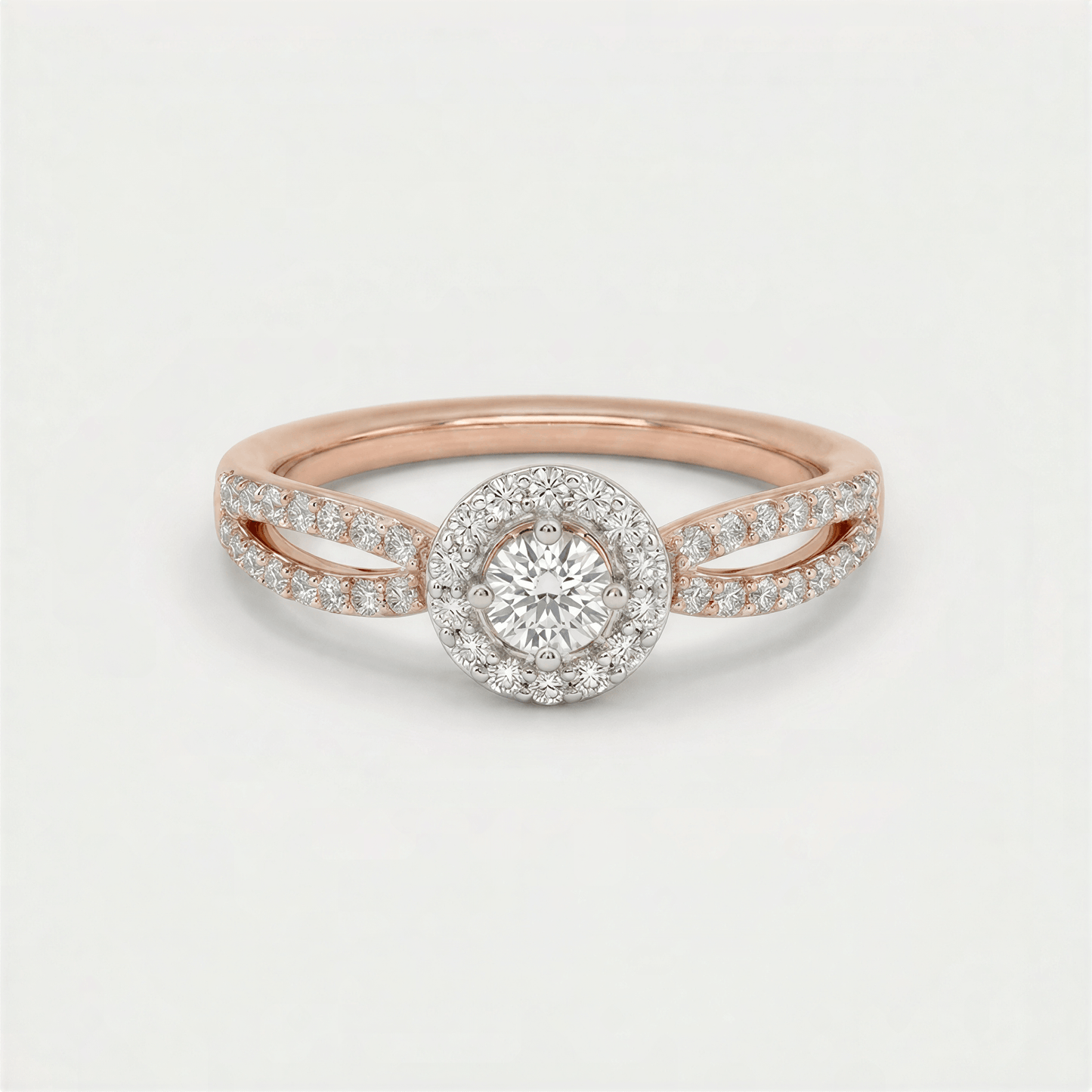 Windswept Diamond Ring