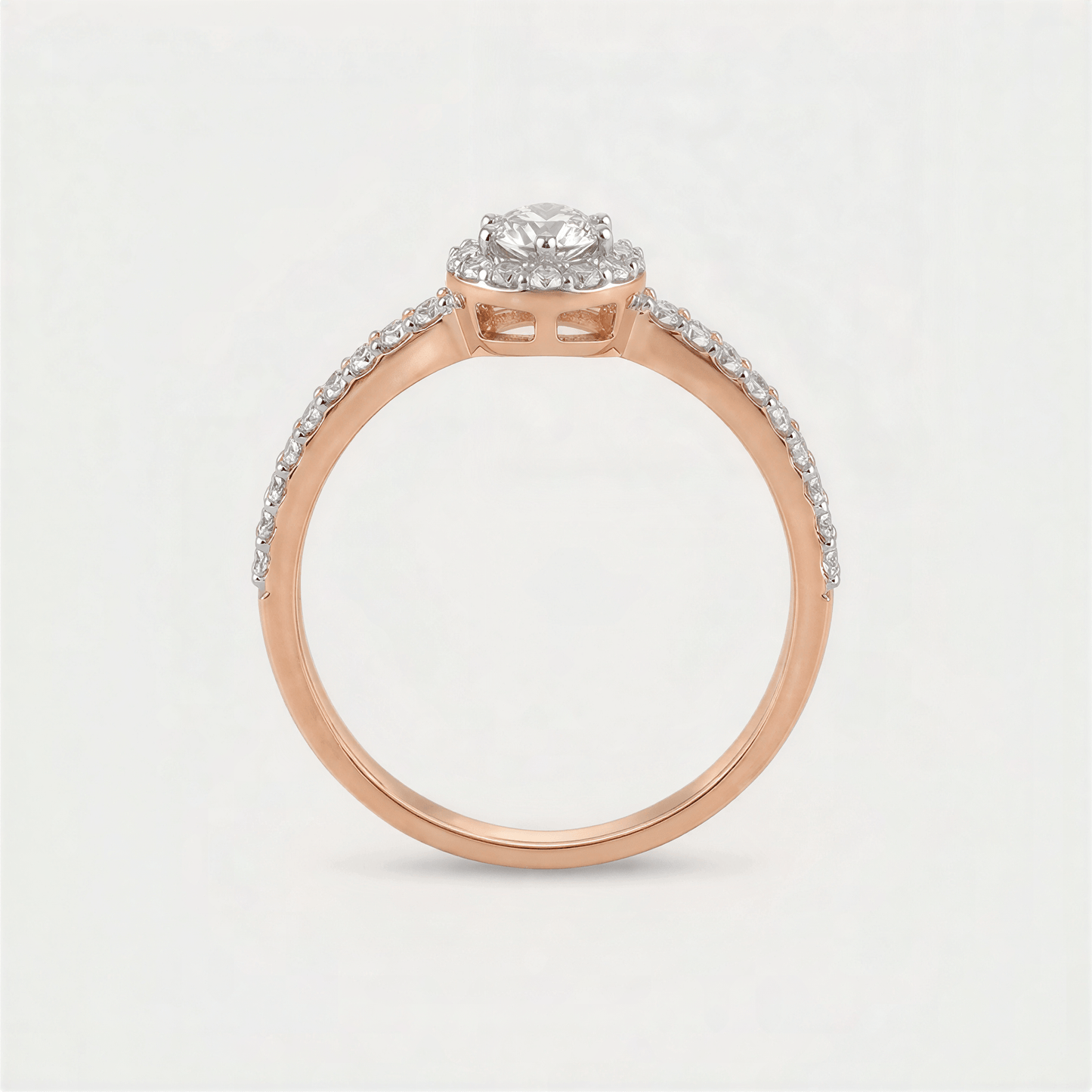 Windswept Diamond Ring