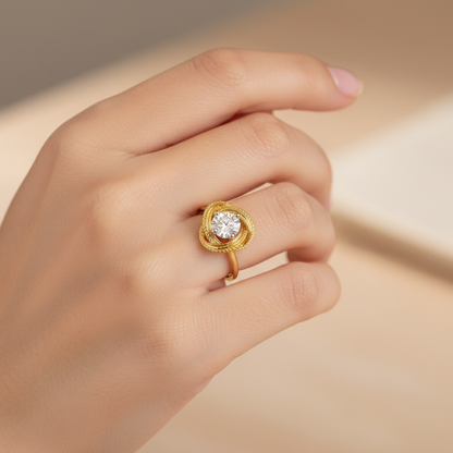 The Bond Ring From The Promise Knot Collection