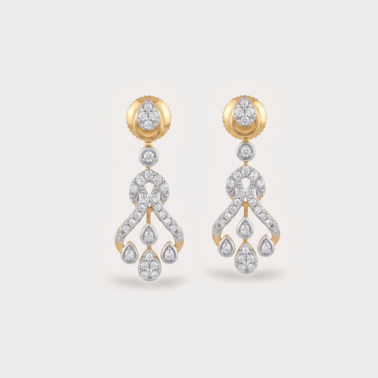 Skysong Drop Diamond Earrings