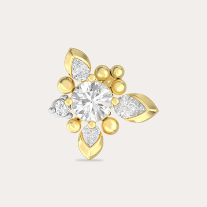 The Aukera Wildflower Cadenza Nakshatra Diamond Earrings