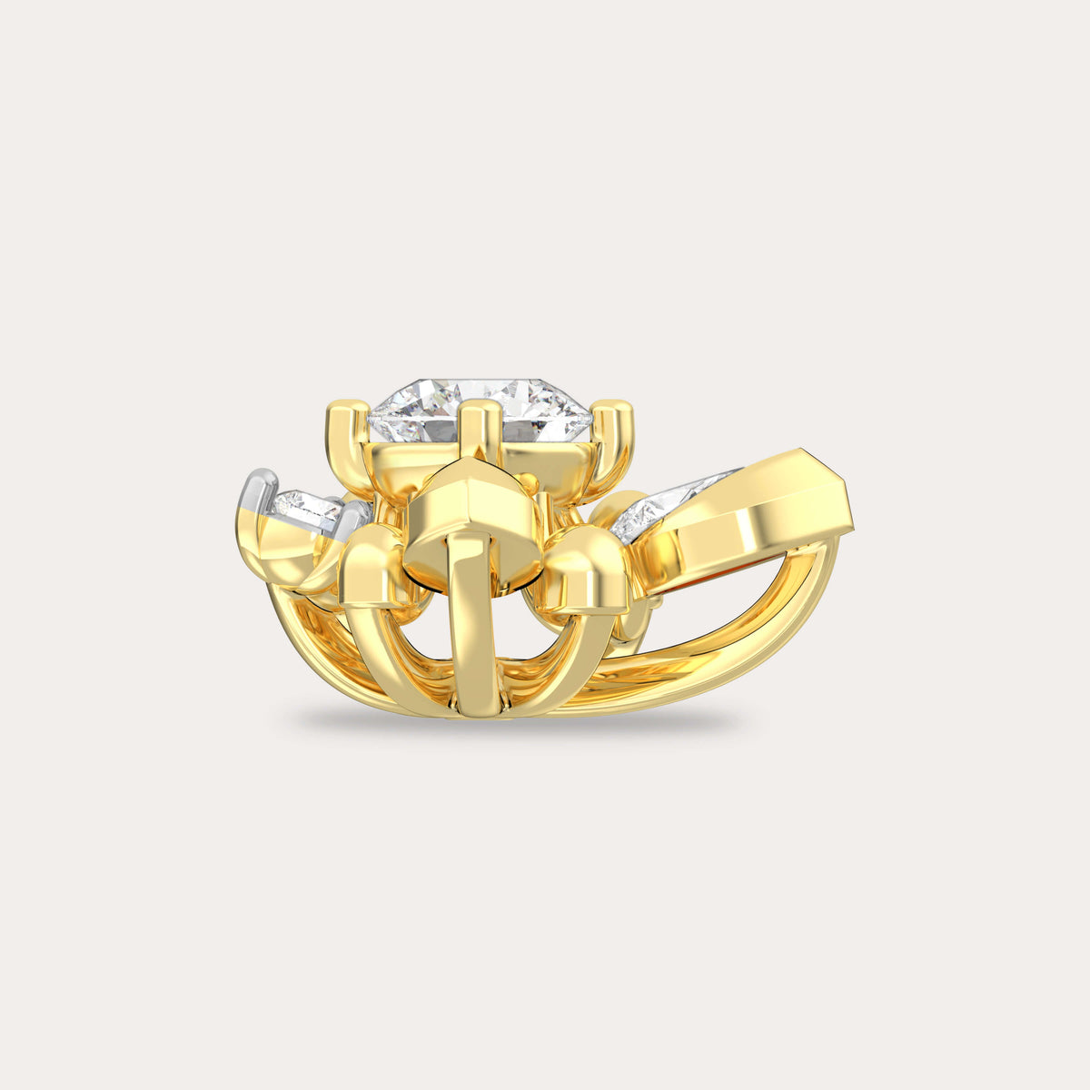 The Aukera Wildflower Cadenza Nakshatra Diamond Earrings