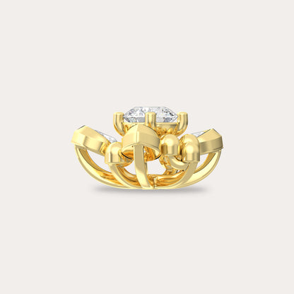 The Aukera Wildflower Cadenza Nakshatra Diamond Earrings