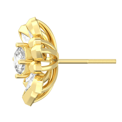 The Aukera Wildflower Melodia Nakshatra Diamond Earrings
