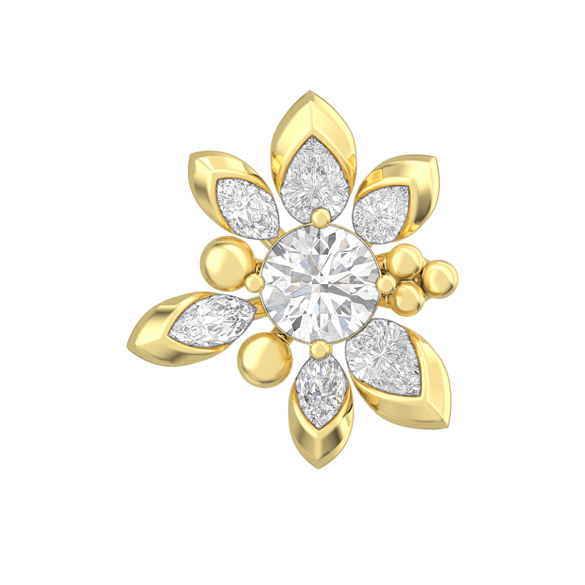 The Aukera Wildflower Melodia Nakshatra Diamond Earrings