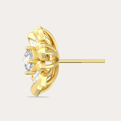 The Aukera Wildflower Melodia Nakshatra Diamond Earrings