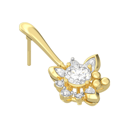 The Aukera Wildflower Serenade Diamond Drop Earrings