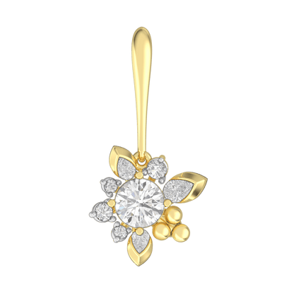 The Aukera Wildflower Serenade Diamond Drop Earrings