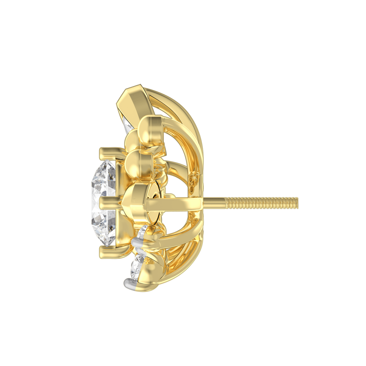The Aukera Wildflower Serenade Diamond Drop Earrings